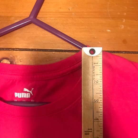 Puma, pink t-shirt, X-Large. - Picture 7 of 8
